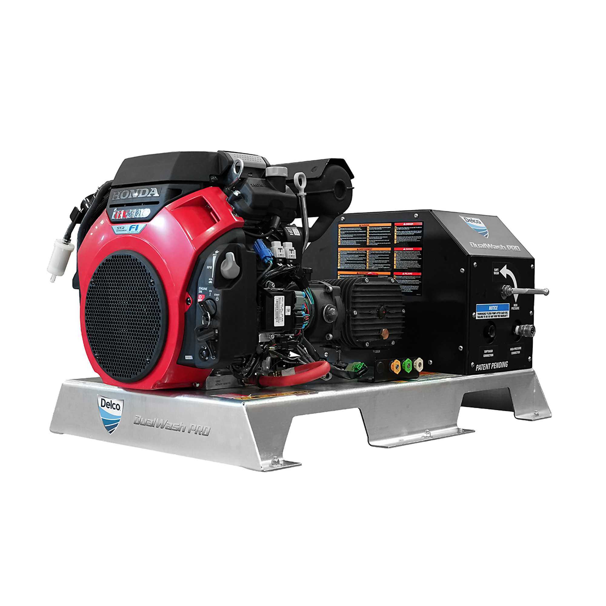 DELCO Dual Wash Pro 3000 PSI 8.0 GPM HONDA iGX700 Gas Pressure Washer